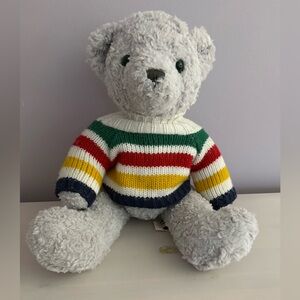 COLLECTOR’S ITEM 2018 Hudson Bay Company Light Grey Teddy Bear
